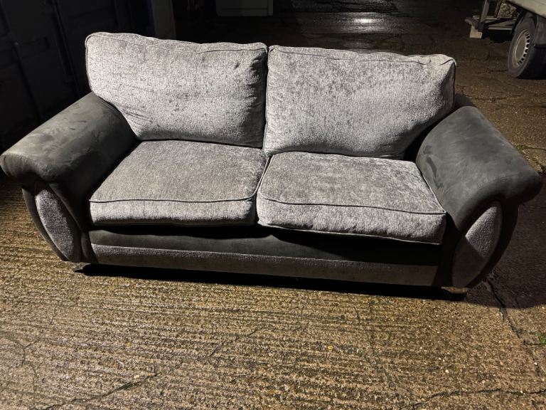 Grey 3 Seater Sofa