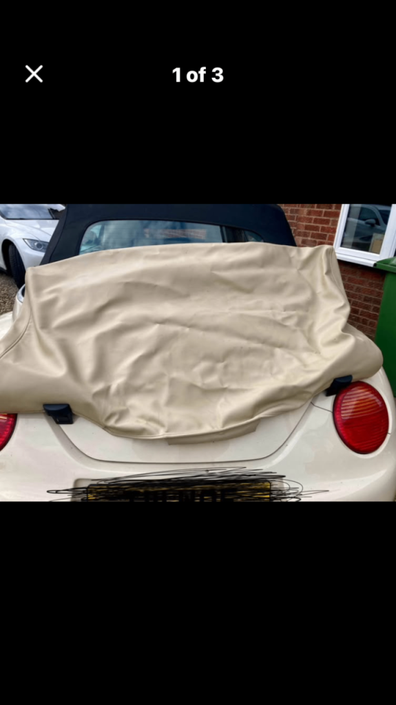 VW Beetle Harvest Moon Hood Cover 