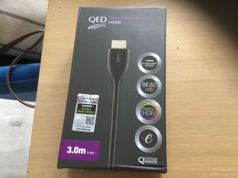 QED HDMI Cable - Brand New, 3 Metre Length, Still Boxed