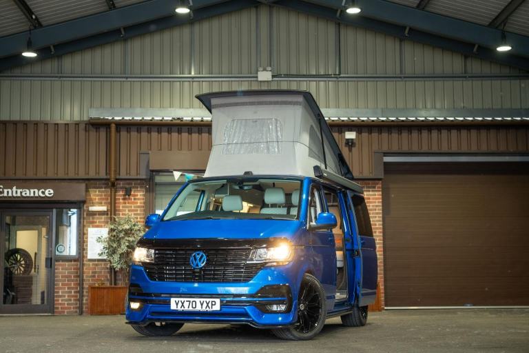 2020 VW Transporter T6.1 DSG Auto SWB Campervan in Ravenna Blue