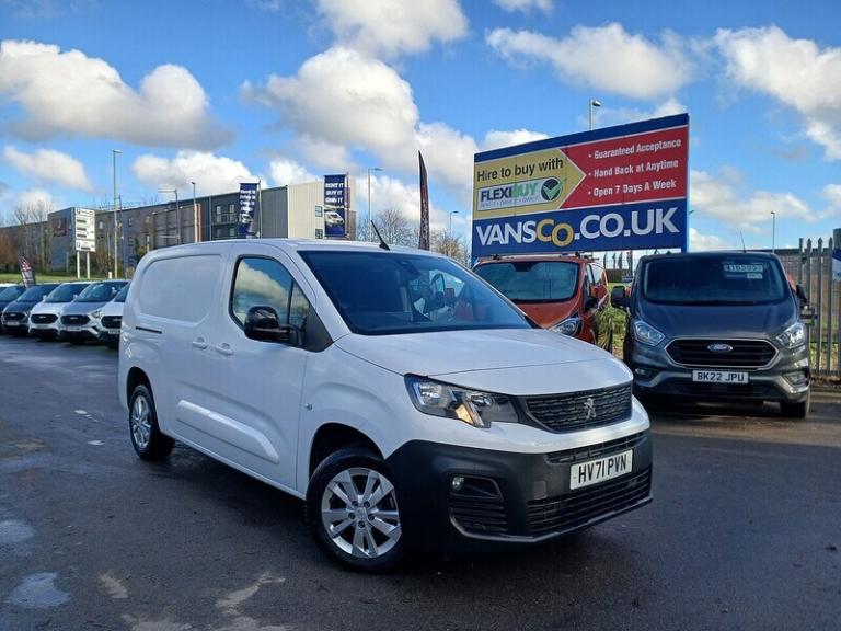 2021 Peugeot Partner 1.5 BlueHDi 950 Asphalt Premium Long Panel Van 6dr Diesel EAT8 LWB Euro 6 ( ...