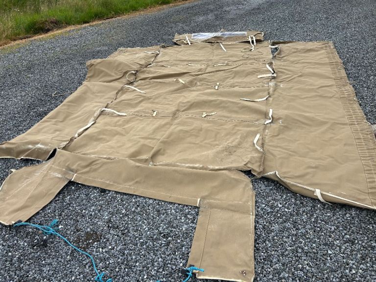 Land Rover Forward Control 2B hood canvas Tilt 