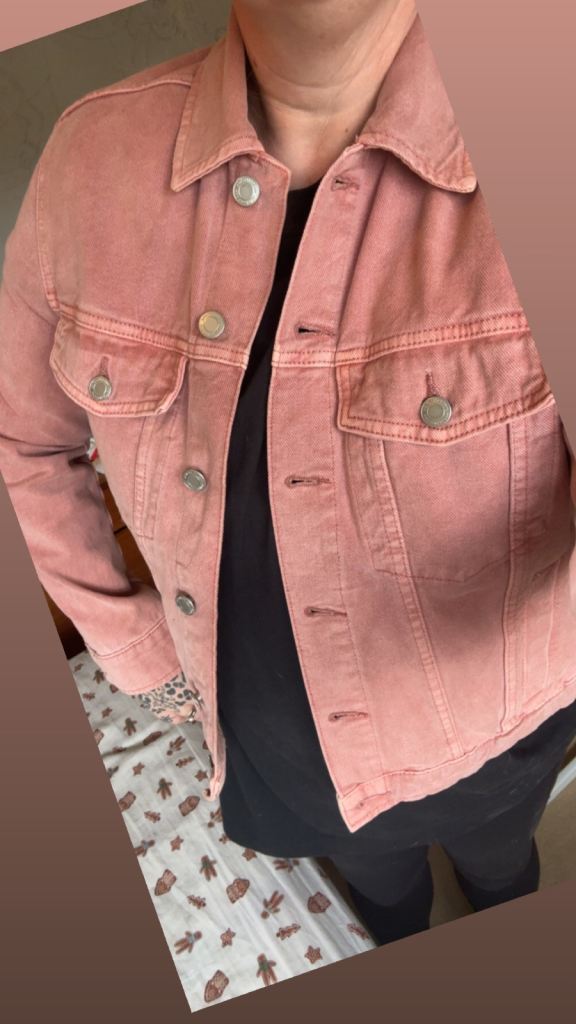 M & S Women’s salmon pink Denim Jacket
