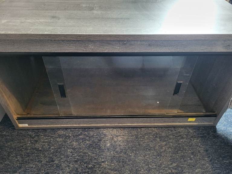 Grey vivarium with heat lamp and uv light 