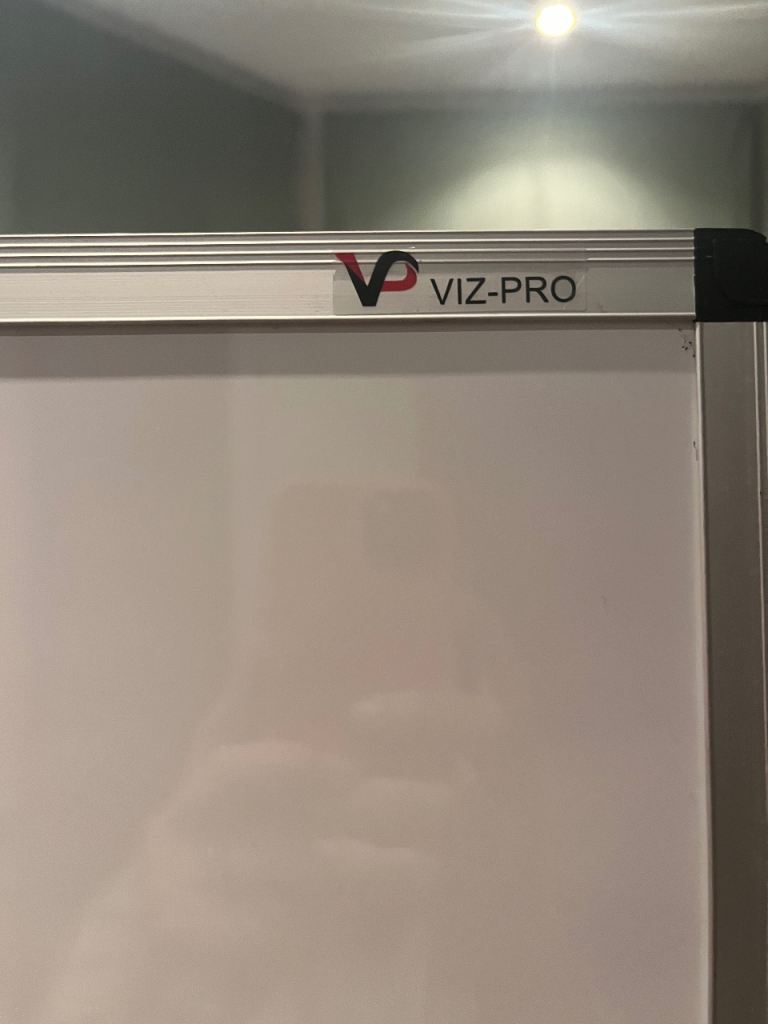 White board magnetic double-sided