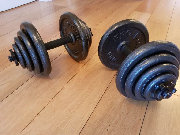 40kg adjustable dumbbell set