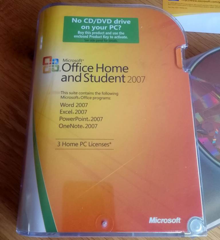 Microsoft Office Home And Student 2007 With Product Key