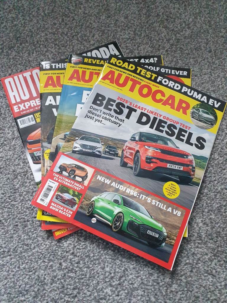 4x auto car/ auto express mags 