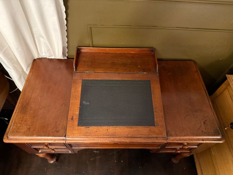 Antique sloped desk