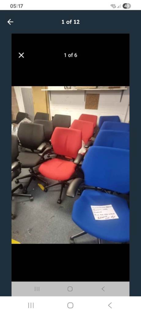 Top Quality Refurbished Ergonomic Humanscale Freedom Office Swivel Desk Chairs Fully Adjustable 