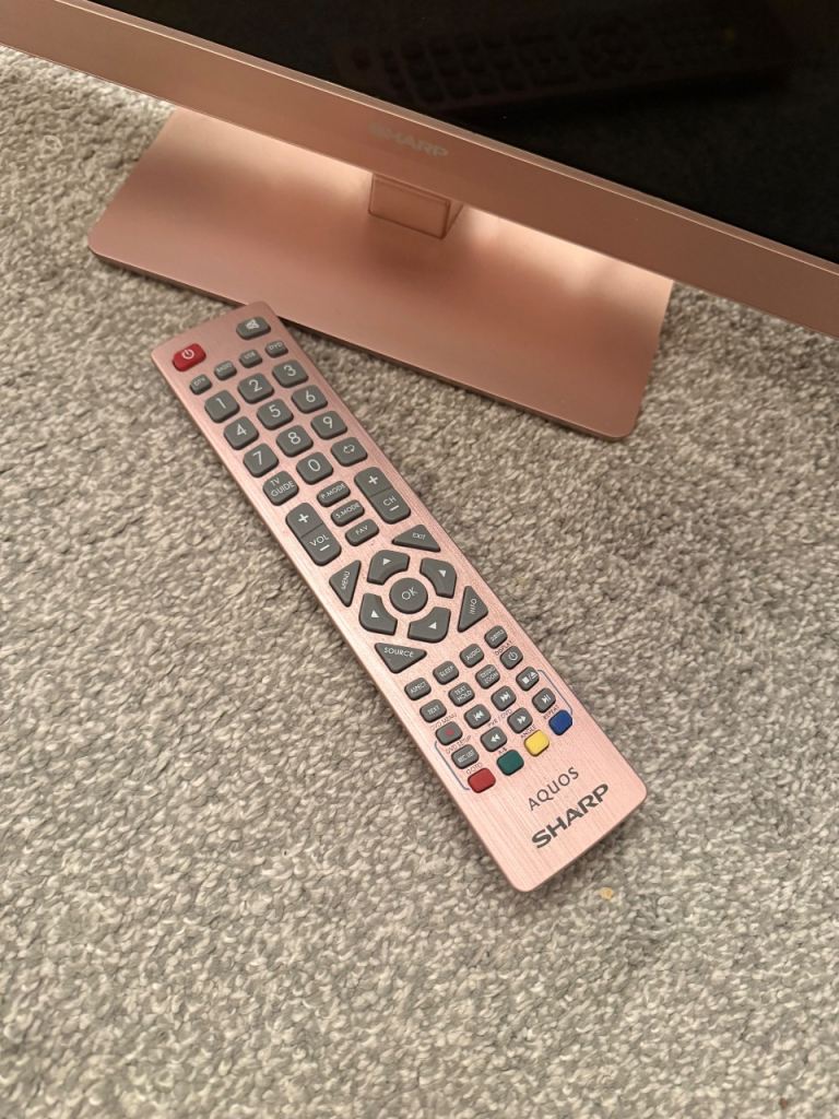 SHARP Smart TV with Built-in DVD Player - Rose Gold