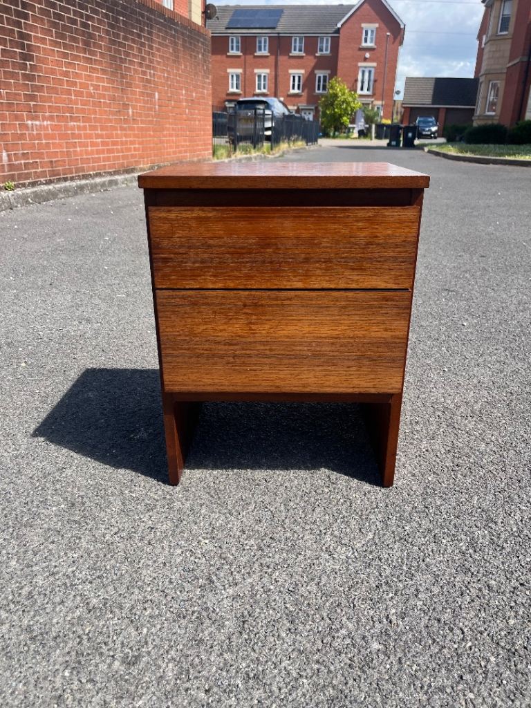 Meredew teak bedside drawers (delivery available)