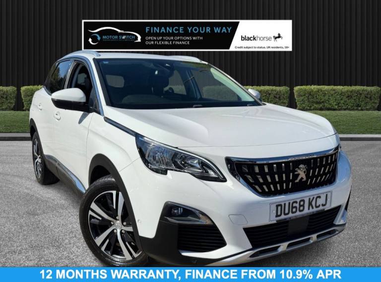 2018 68 PEUGEOT 3008 1.5 BLUEHDI ALLURE SUV 5DR DIESEL MANUAL EURO 6 (S/S) (130 
