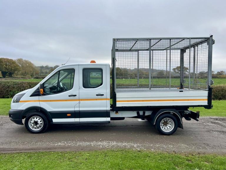 FORD TRANSIT 2.0 350 EcoBlue CAGED TIPPER White Manual Diesel 2018
