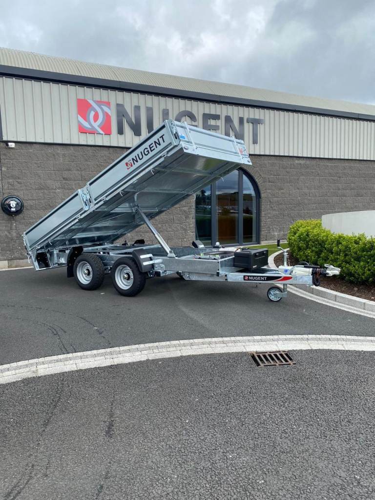 Nugent T3718H 12" x 6" Tipper Trailer
