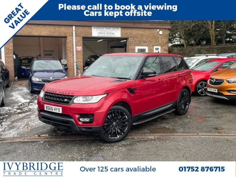 2016 66 LAND ROVER RANGE ROVER SPORT 3.0 SD V6 HSE SUV 5DR DIESEL AUTO 4WD EURO 