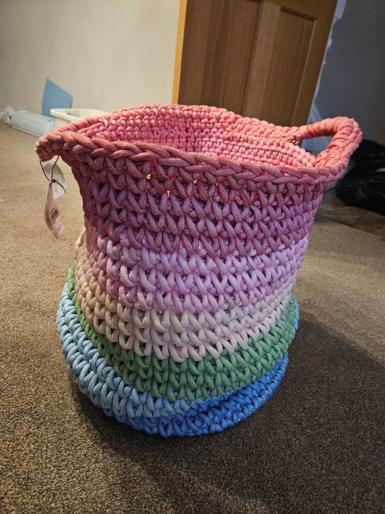 Colourful storage basket