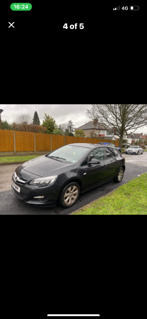 Vauxhall, ASTRA, Hatchback, 2014, Manual, 1598 (cc), 5 doors