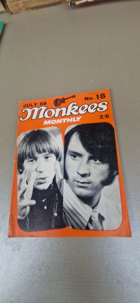 Monkees Monthly Magazine No. 18 - July 1968 Original