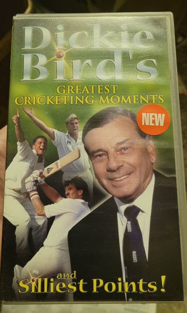 Dickie Bird's Greatest Cricketing Moments and Silliest Points! VHS Video Cricket q1