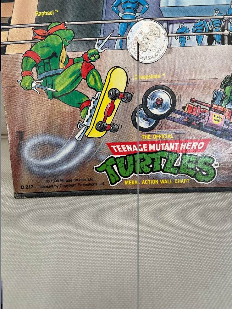 Teenage Mutant Hero Turtles Wall Chart | in Norwich, Norfolk | Gumtree