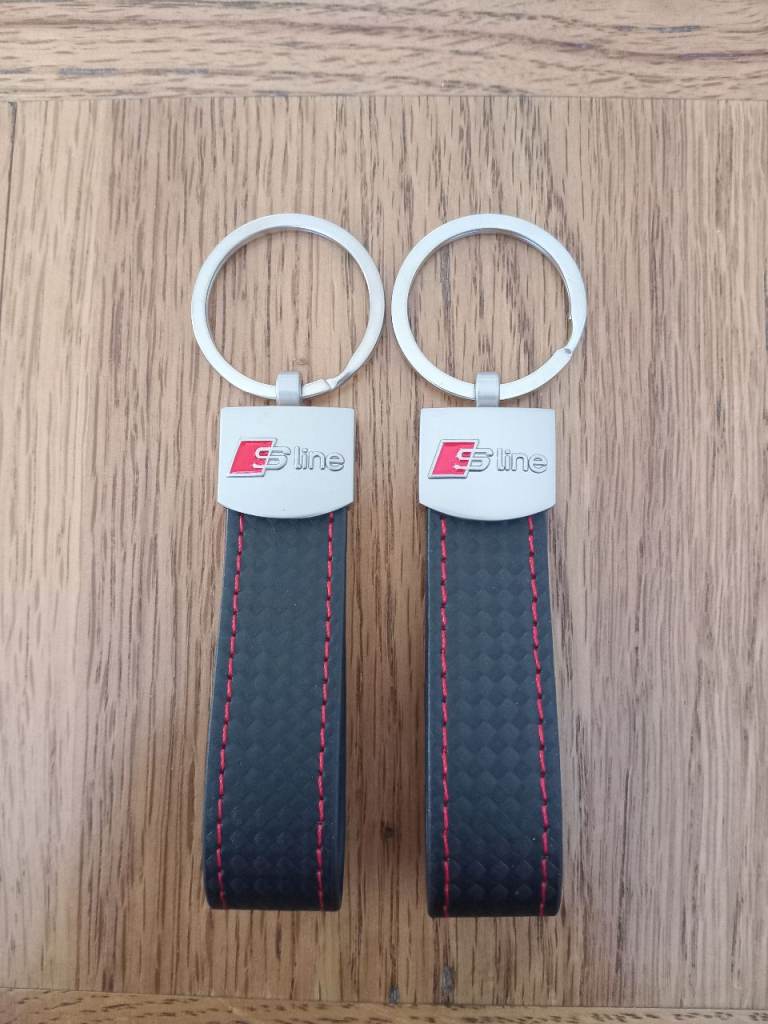 2 Audi S Line Keyrings 