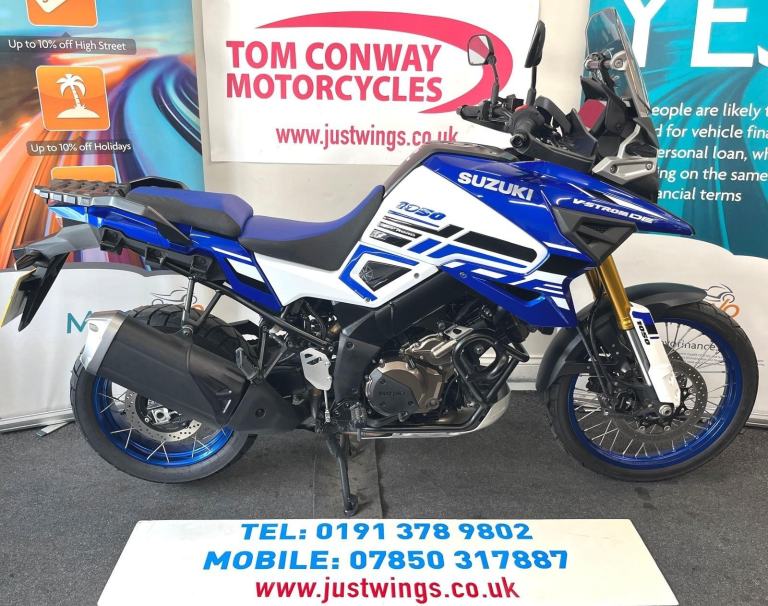 SUZUKI DL1050 V-STROM DE, 2023(73), 1 OWNER, 1,375 MILES, FSH, STUNNING, £7995