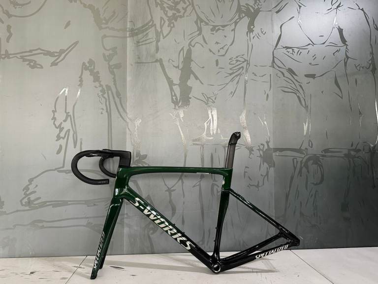 Specialized S-Works Tarmac SL7 2024 frame set, size 56 cm, green