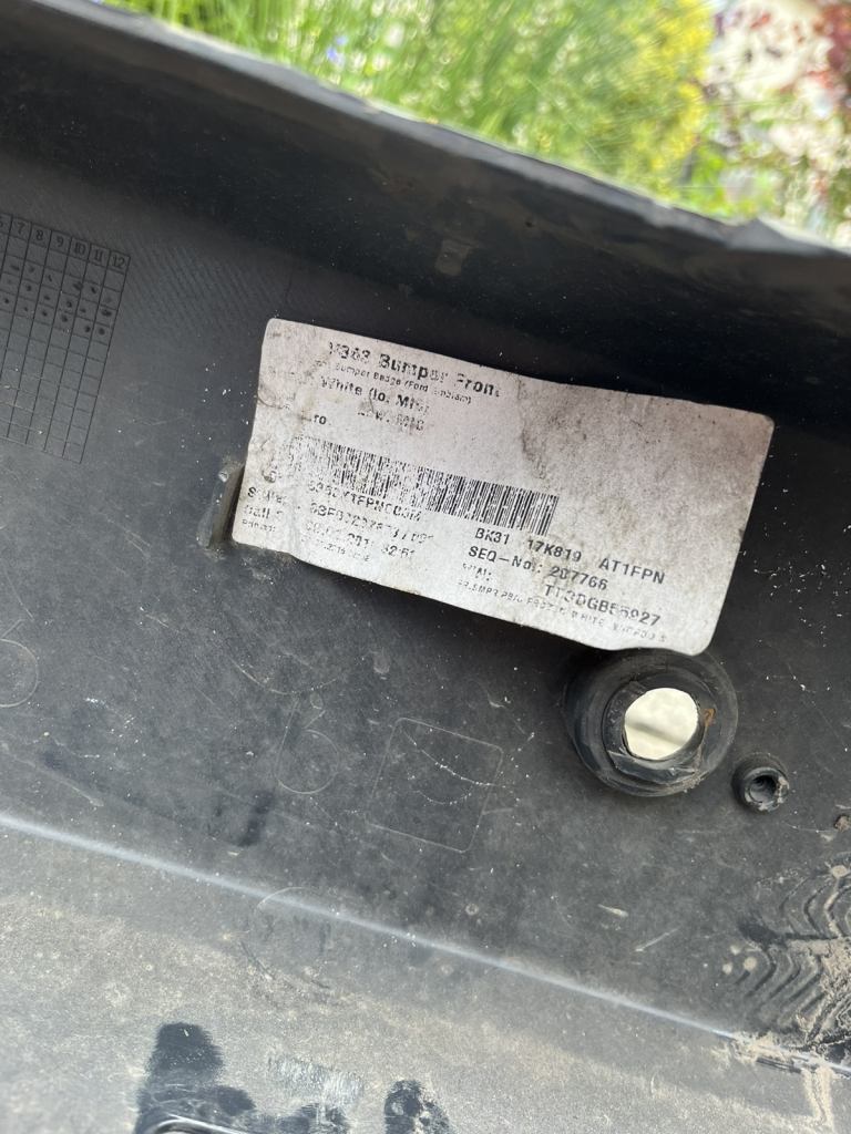 Ford transit front bumper 