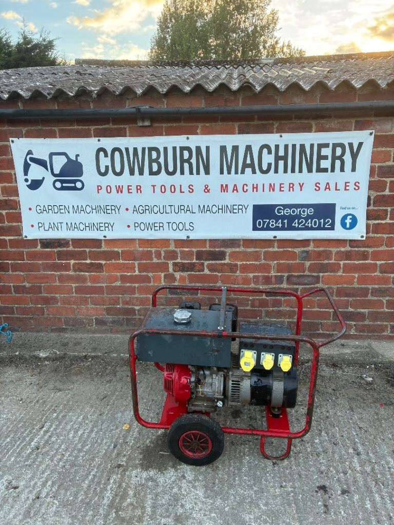 Honda 110V 5kva Generator With 64amp Plug  £400 + VAT