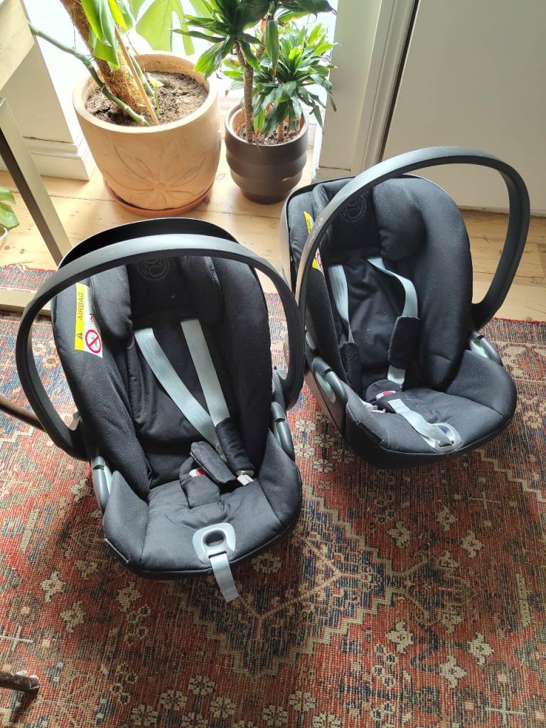 £380 Cybex Cloud car seats with rain covers