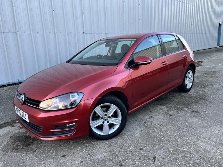 VOLKSWAGEN GOLF 1.6 TDI BlueMotion Tech Match Red Manual Diesel 2015