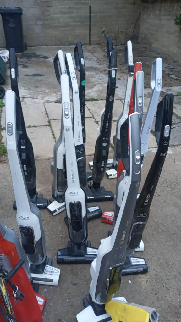 wholesale job lot untested 40 bosch athlet vacuum cleaner ready to go all lot 