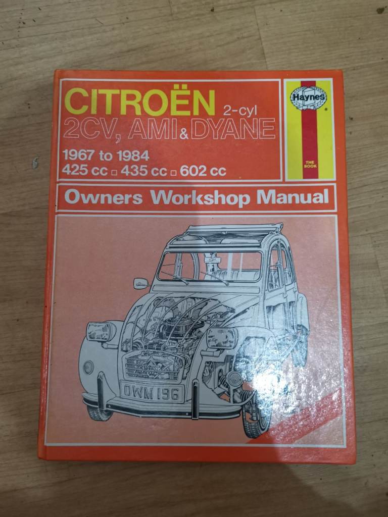 Citroen 2cv  & Renault 21 Book Haynes Manual Owners Workshop Manual