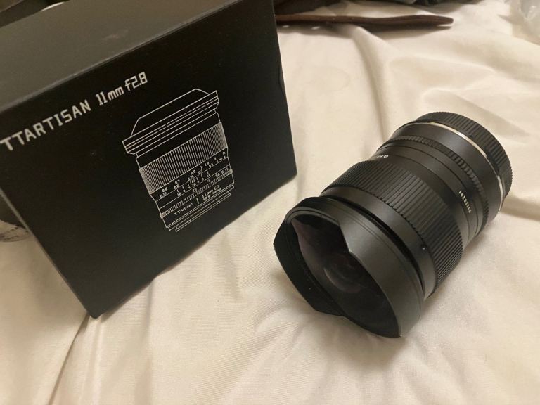 TTARTISAN 11mm F2.8 Fisheye Lens with Box – Good Condition