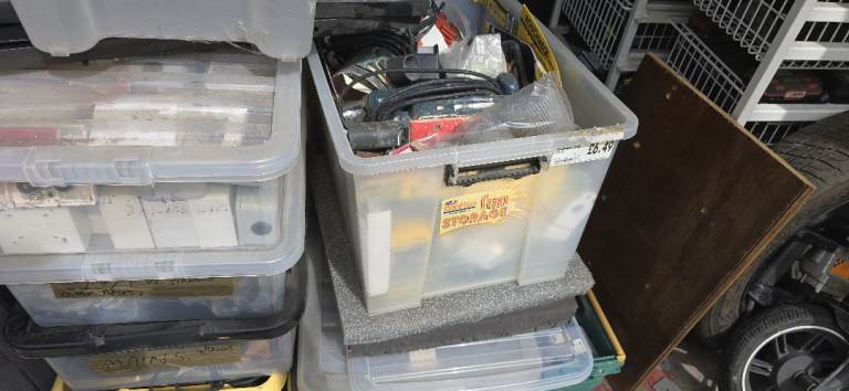 5 trays of tools & misc,  ideal for car boot sale Over £400 worth plus only available till 3/6/26