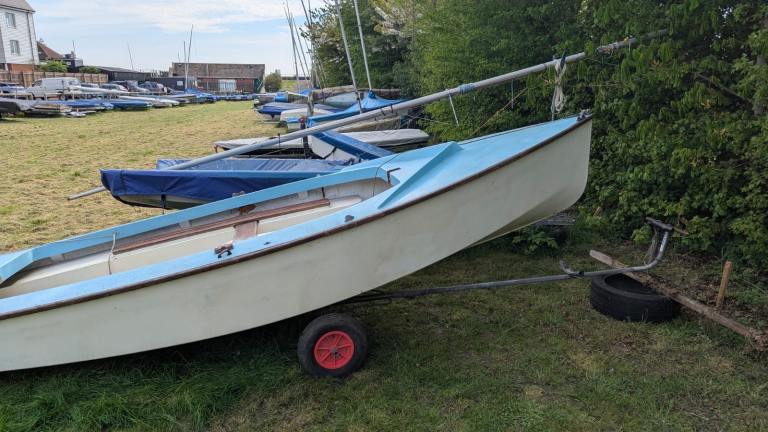 GP14 Sailing Dinghy with Trailer – Good Condition