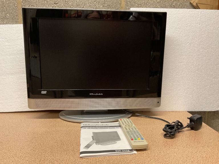 wharfdale 19” LCD/DVD Combi TV