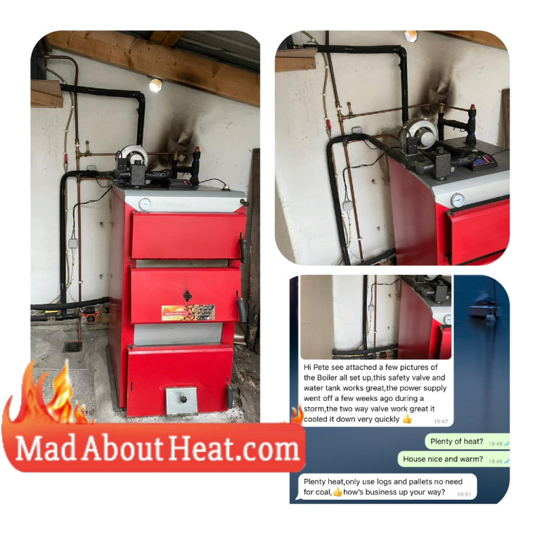 Burn logs not your savings, wood boiler