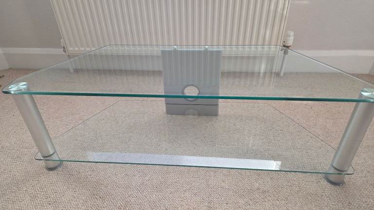 Glass TV DVD Video Satellite unit