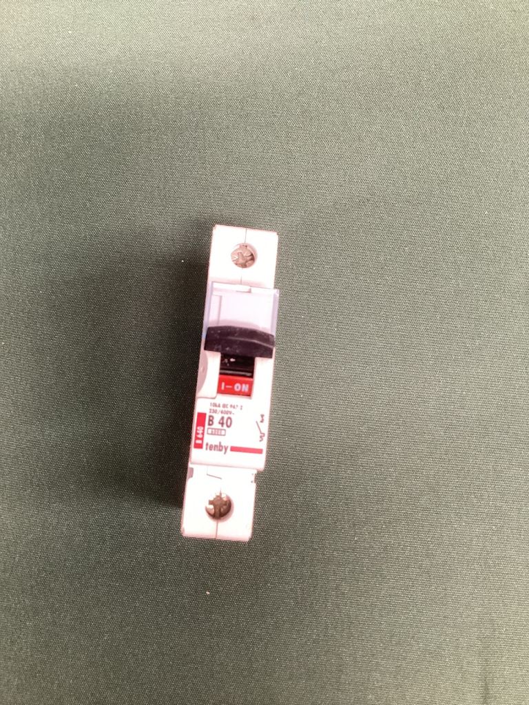 Tenby 40 amp miniature circuit breaker