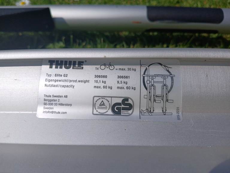 THULE ELITE G2 CYCLE RACK