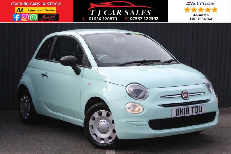 2018 Fiat 500 1.2 500 My17 1.2 69hp Pop Hatchback Petrol Manual