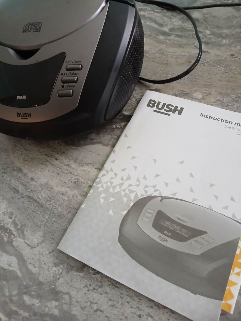 BUSH DAB radio Boombox for sale.  CD-212DAB