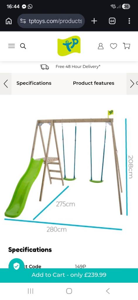 Tp double swing and slide set 