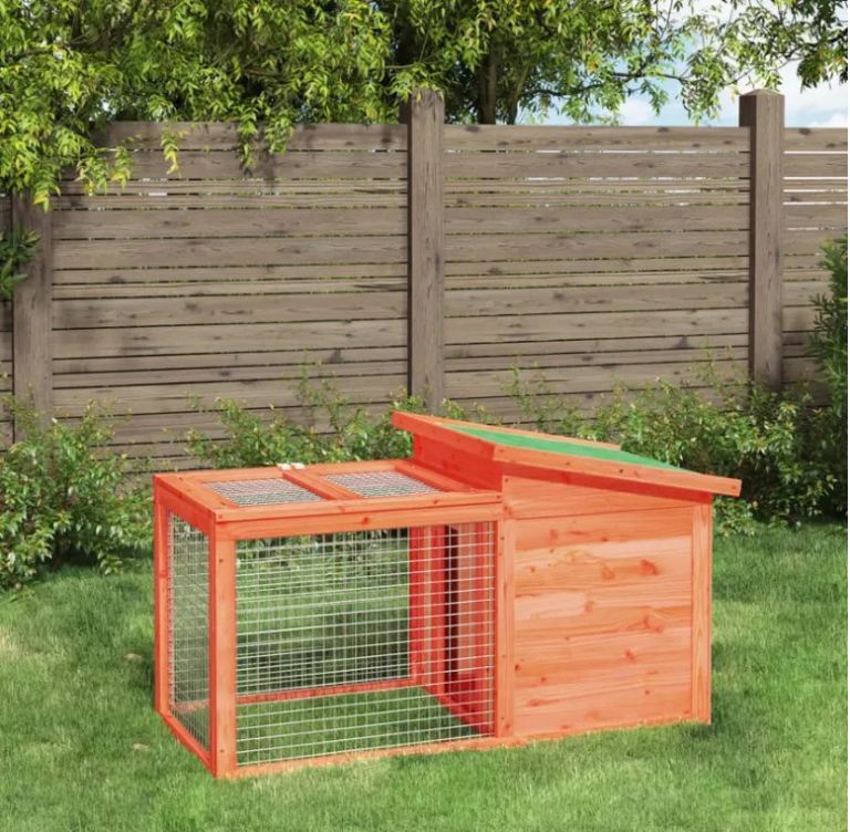 Unopened rabbit hutch 