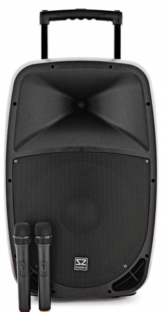 image for Speaker 15 Battery Mains with Mics' and Bluetooth