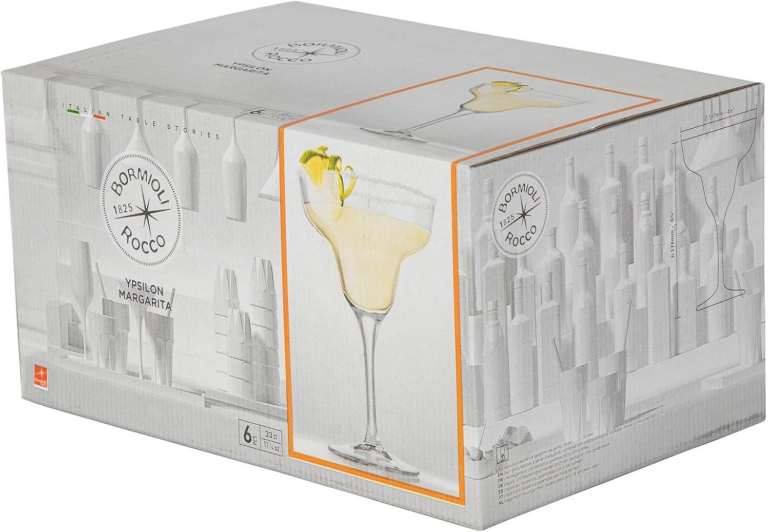 Bormioli Rocco Margarita Cocktail Glasses - 330ml (11.5oz) - Pack of 6 glasses
