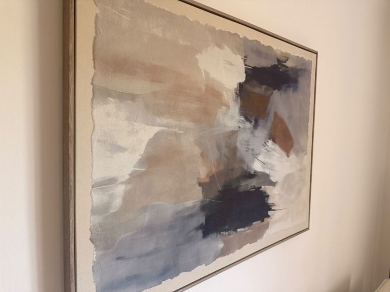 Living room art portrait
