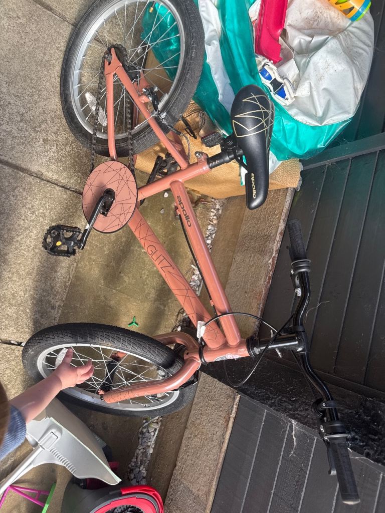Kids Apollo Glitz 18-inch Bike - Good Condition, Pink